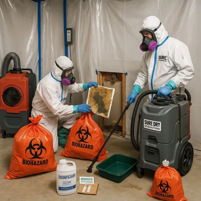 Contaminated Water Handling Protocols process in Warson Woods, MO