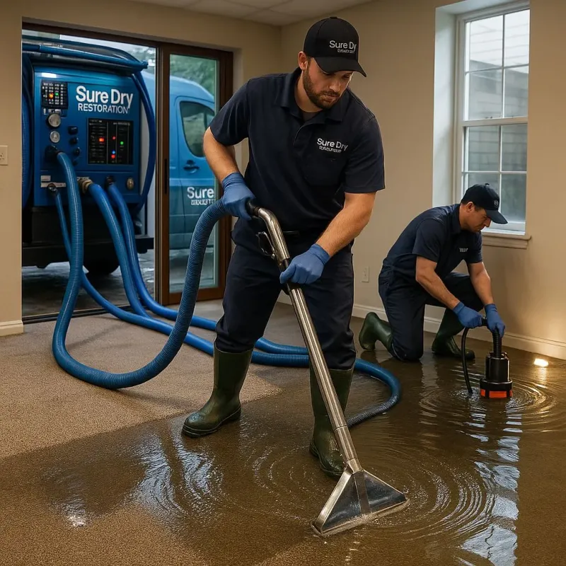 Water Extraction and Removal process in Warson Woods, MO